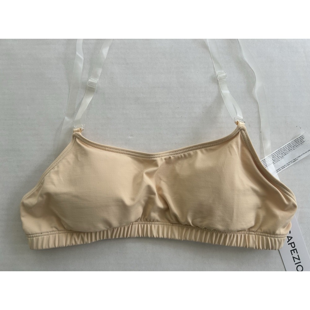 Capezio Camisole Bra w/ BraTek NWT Nude Size Small Dance Competitive Cheer - Picture 2 of 6
